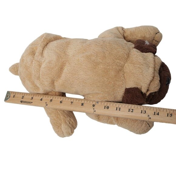 Vintage BESTEVER Bulldog Plush Toy Puppy Stuffed Animal Brown - Picture 9 of 9